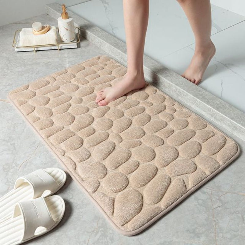 MarmorGlatt™ Tapis de Bain en Galets