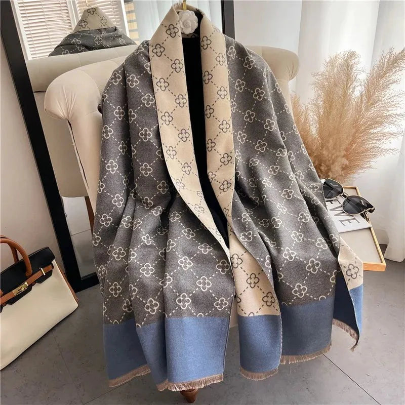 Sciarpa donna double face