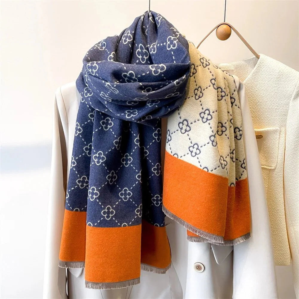 Sciarpa donna double face