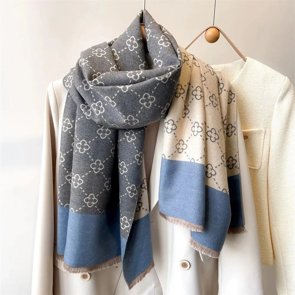 Sciarpa donna double face