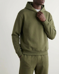 2-piece Loose Fit Hoodie and Joggers Set - Olive