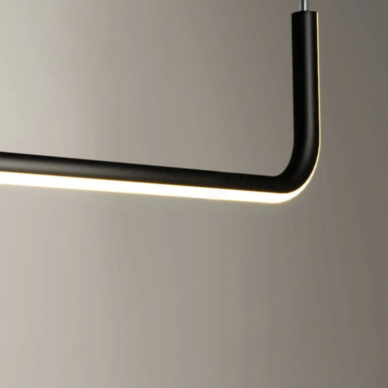 Alya® Suspension LED Moderne en Or/Noir Élegant