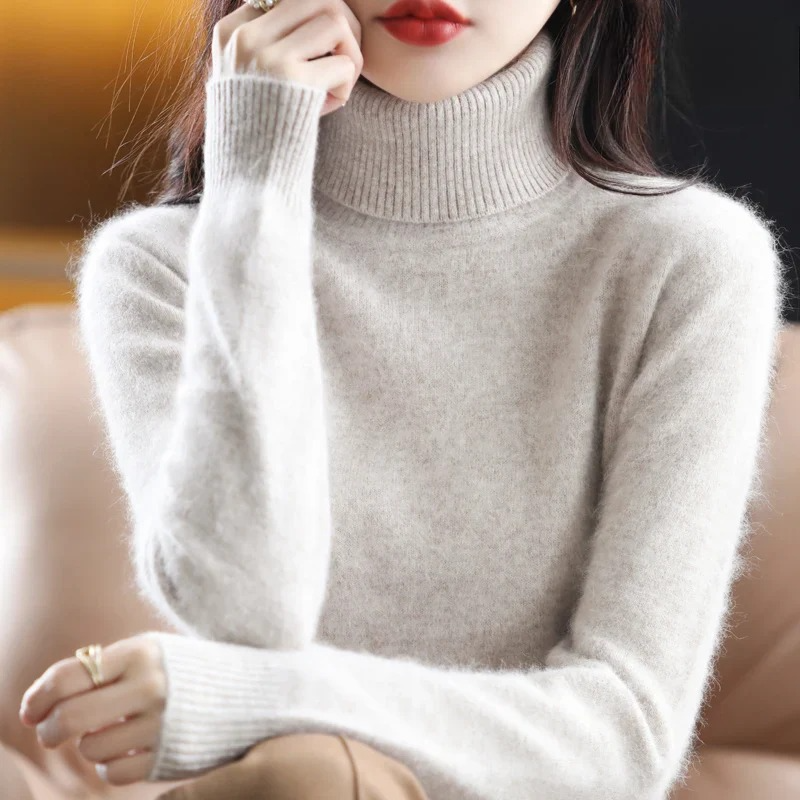 Maglione dolcevita in cashmere