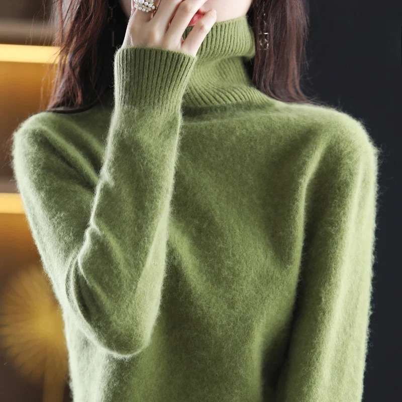Maglione dolcevita in cashmere