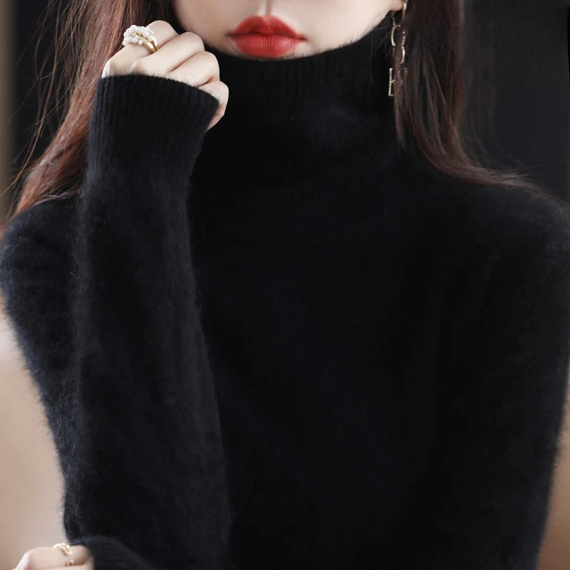 Maglione dolcevita in cashmere