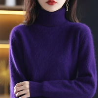 Maglione dolcevita in cashmere