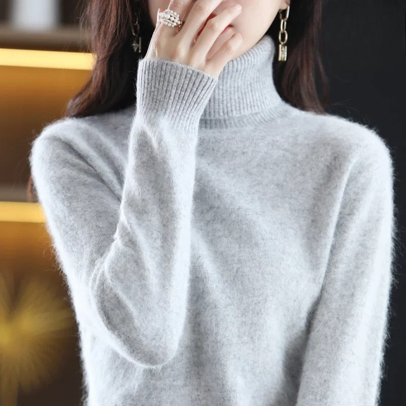 Maglione dolcevita in cashmere