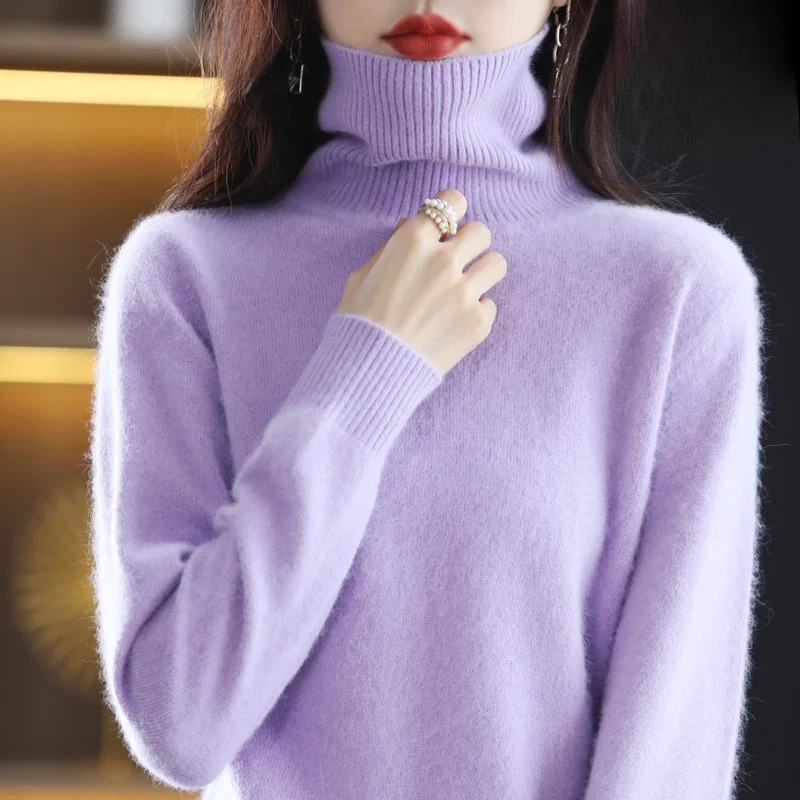 Maglione dolcevita in cashmere