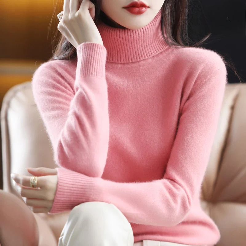 Maglione dolcevita in cashmere