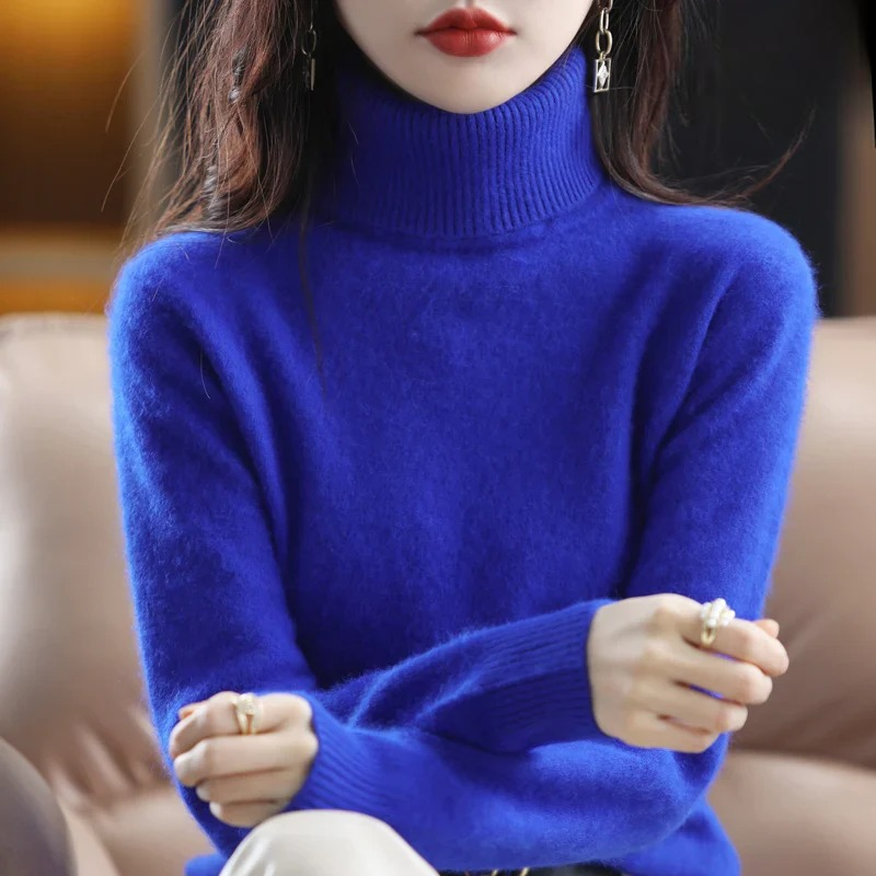 Maglione dolcevita in cashmere