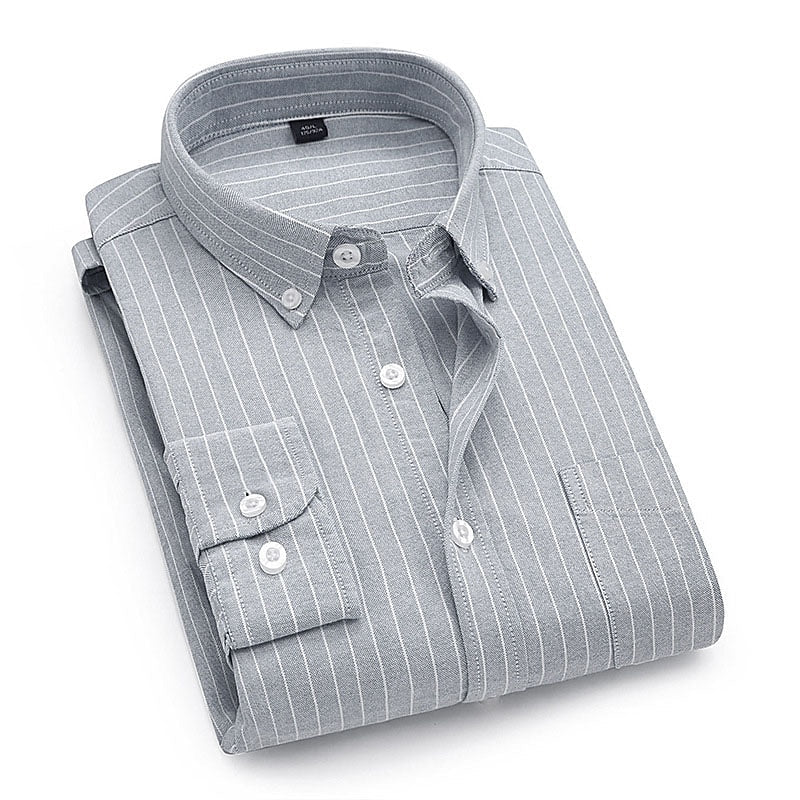 Stefano | Camicia Classica a Maniche Lunghe in Cotone