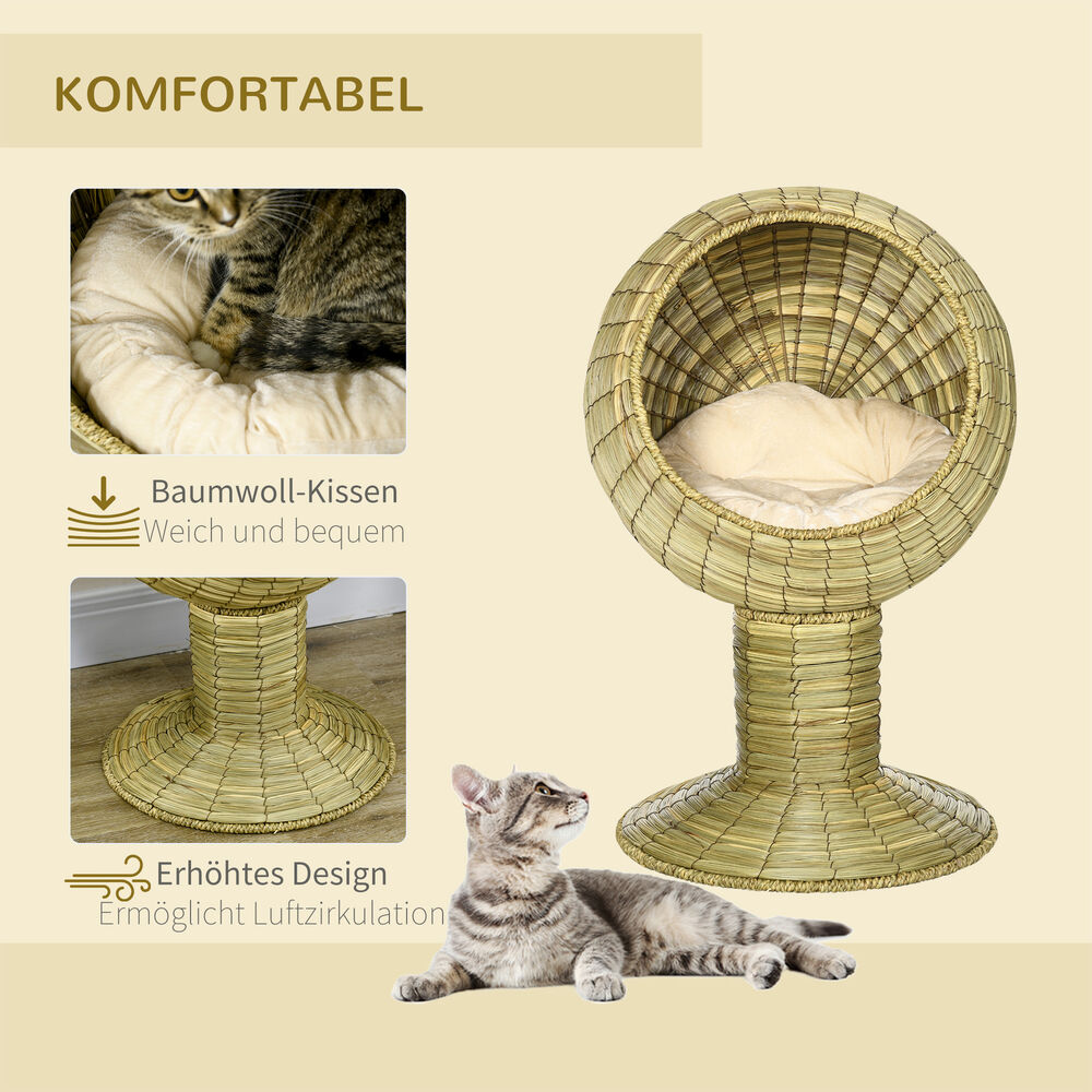 CozyKatz® Nichoir à Chat - Le Confort Ultime Rencontre le Design Élégant !