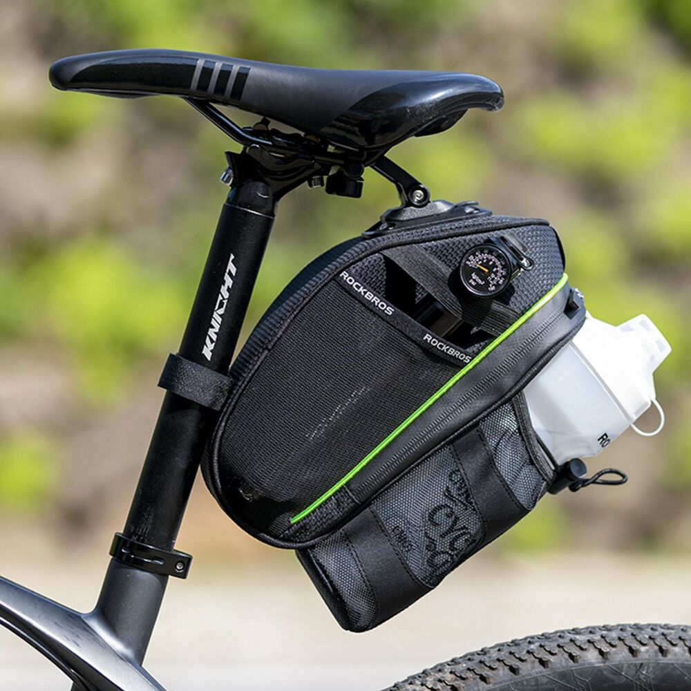 BikePro® Sacoche de Selle 1,5L avec Porte-Bouteille – Parfait pour Tous les Vélos