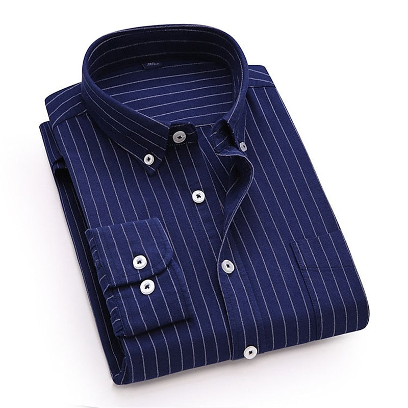 Stefano | Camicia Classica a Maniche Lunghe in Cotone