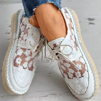 Scarpe Ortopediche con Design Floreale per Donna Rosa