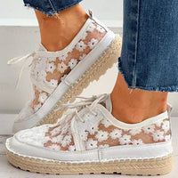 Scarpe Ortopediche con Design Floreale per Donna Rosa