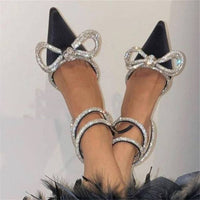 Tacchi donna fiocco glitter