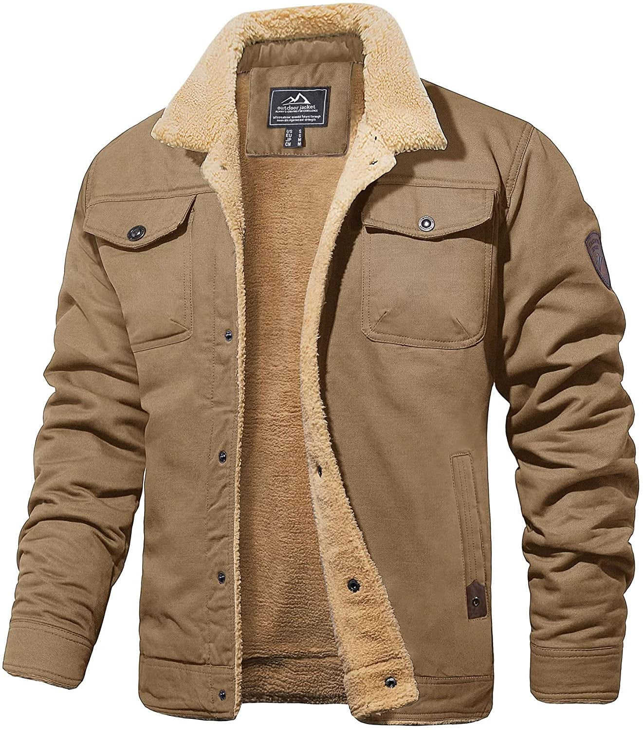 Blouson Homme NordicWear® avec doublure en laine chaude