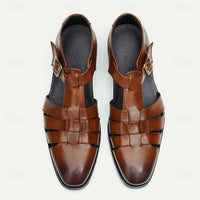 Marco - Sandali da pescatore in pelle di vitello italiana