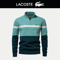 Ꮮаcostе – Polo Classica Uomo a Coste con Zip | Eleganza e Comfort per Ogni Occasione