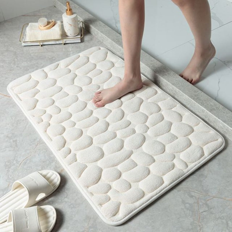 MarmorGlatt™ Tapis de Bain en Galets